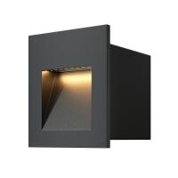 Подсветка для лестниц Outdoor Arca, LED 3W, 3000K, Черный (Maytoni Outdoor, O038-L3B)