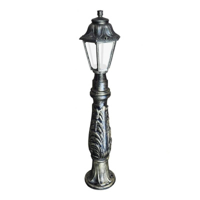 Садовый светильник-столбик FUMAGALLI IAFET.R/ANNA E22.162.000.BXF1L, Античная бронза и Прозрачный, с лампой 800Lm, 4000К