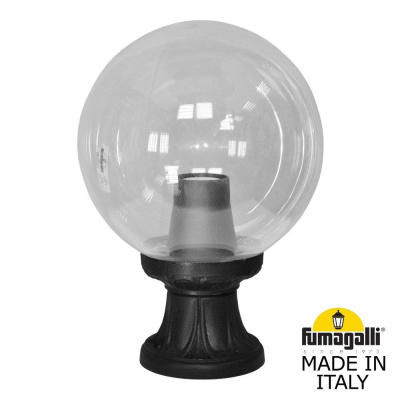 Ландшафтный фонарь Fumagalli Microlot/G250. G25.110.000.AXE27, Черный и Прозрачный