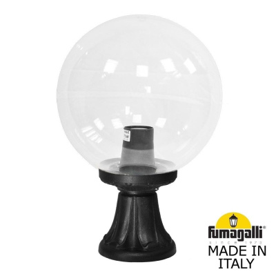 Ландшафтный фонарь Fumagalli Minilot/G300. G30.111.000.AXE27, Черный и Прозрачный