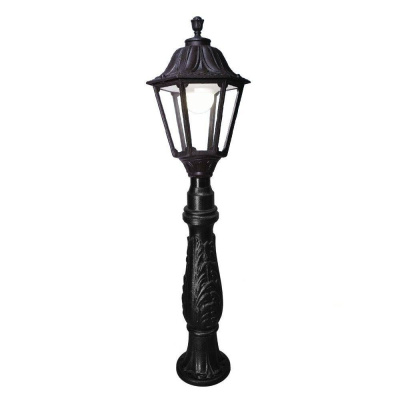 Садовый светильник-столбик Fumagalli Iafaet.R/Noemi E35.162.000.AXH1L, Черный и Прозрачный, с лампой 5000Lm, 4000К